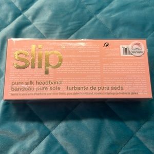 SLIP Brand Pink Twisted Silk Headband